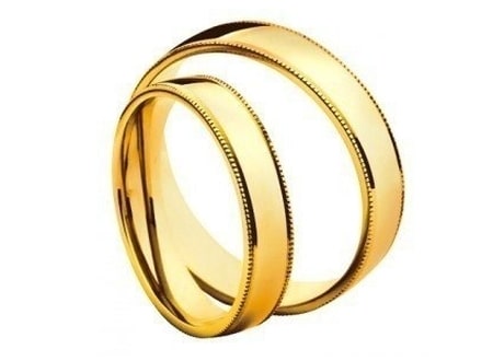 Ślubne ponadczasowe obrączki Amare Promise złoto 585