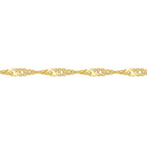 Złoty łańcuszek 585 Singapur 50 cm