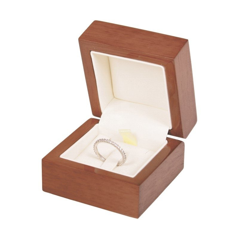 Eleganckie pudełko na pierścionek zaręczynowy/kolczyki
