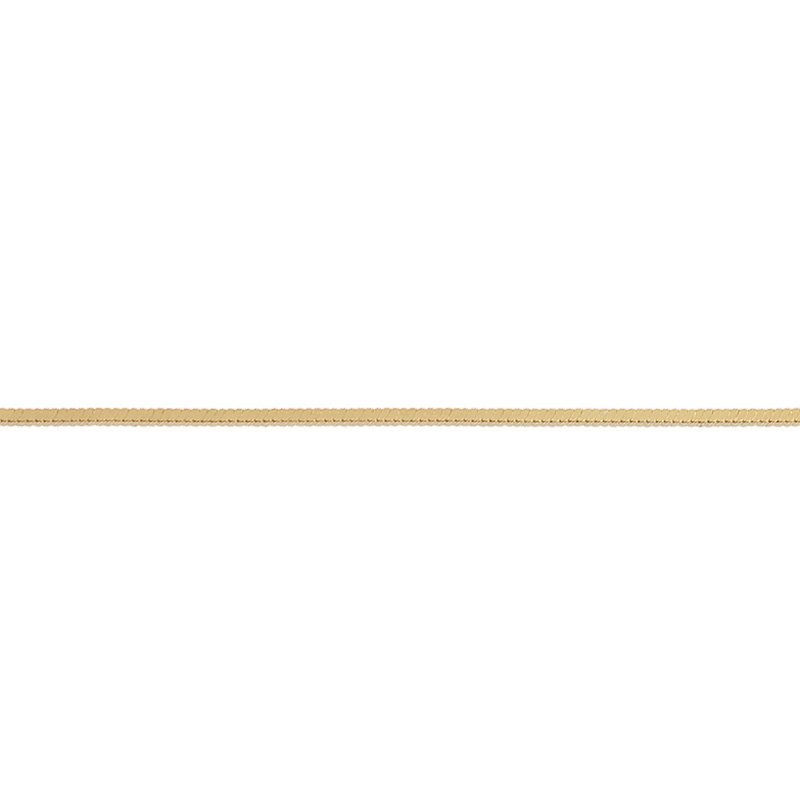 Srebrny pozłacany łańcuszek 925 splot żmijka 45 cm