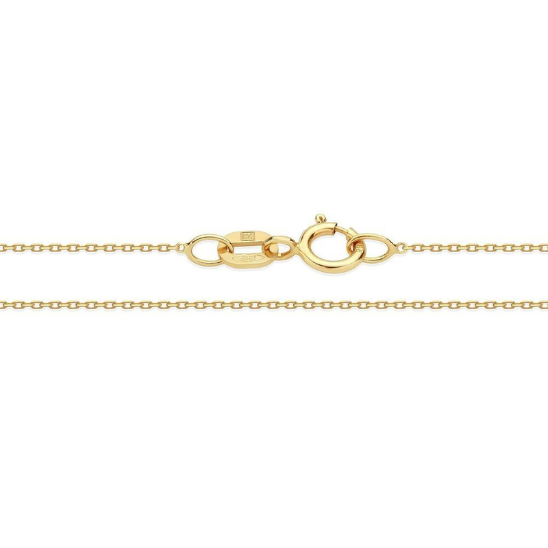 Złoty klasyczny łańcuszek ANKIER 333 42 cm
